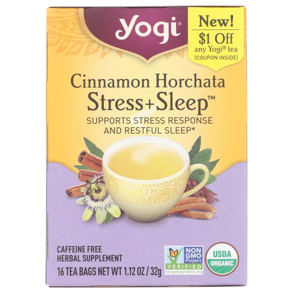 Cinnamon Horchata Stress & Sleep Tea - 16 Bags