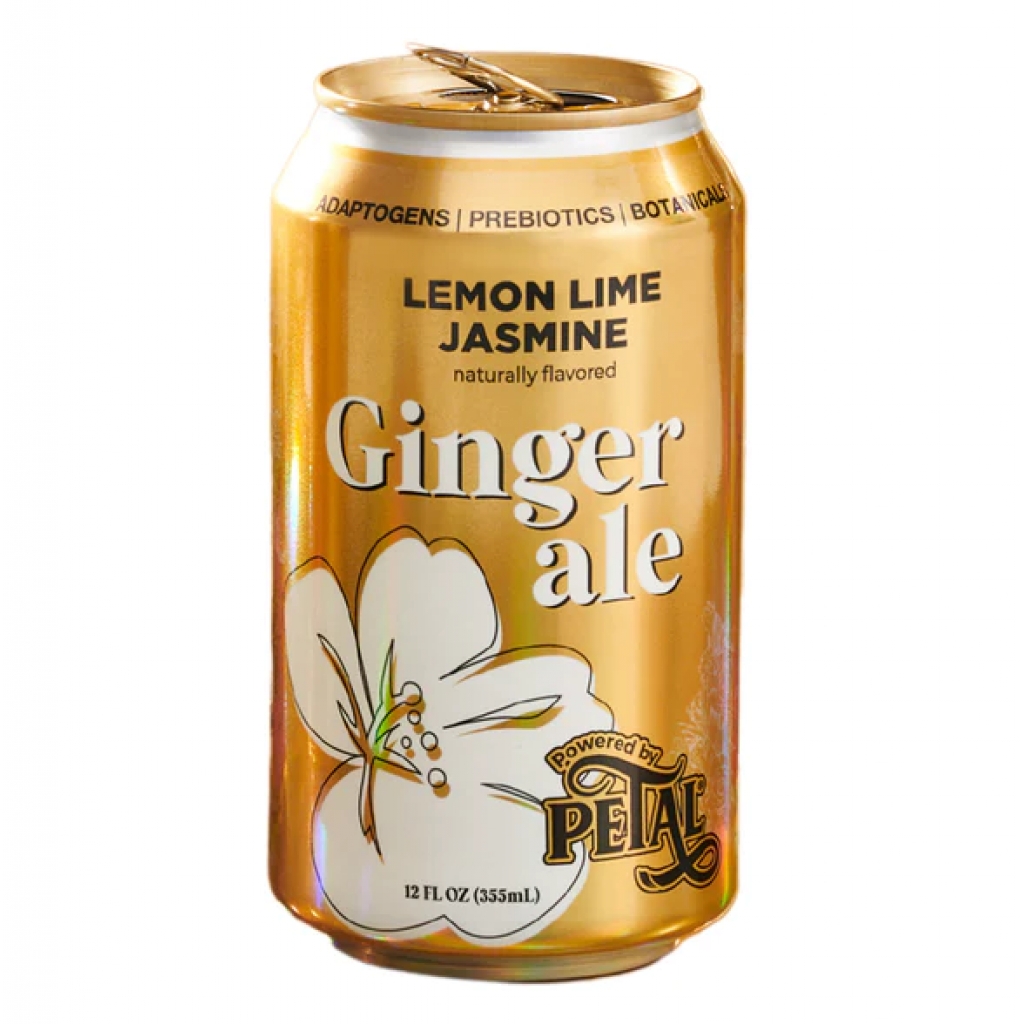 Lemon Lime Jasmine Ginger Ale Soda - 12 fl oz