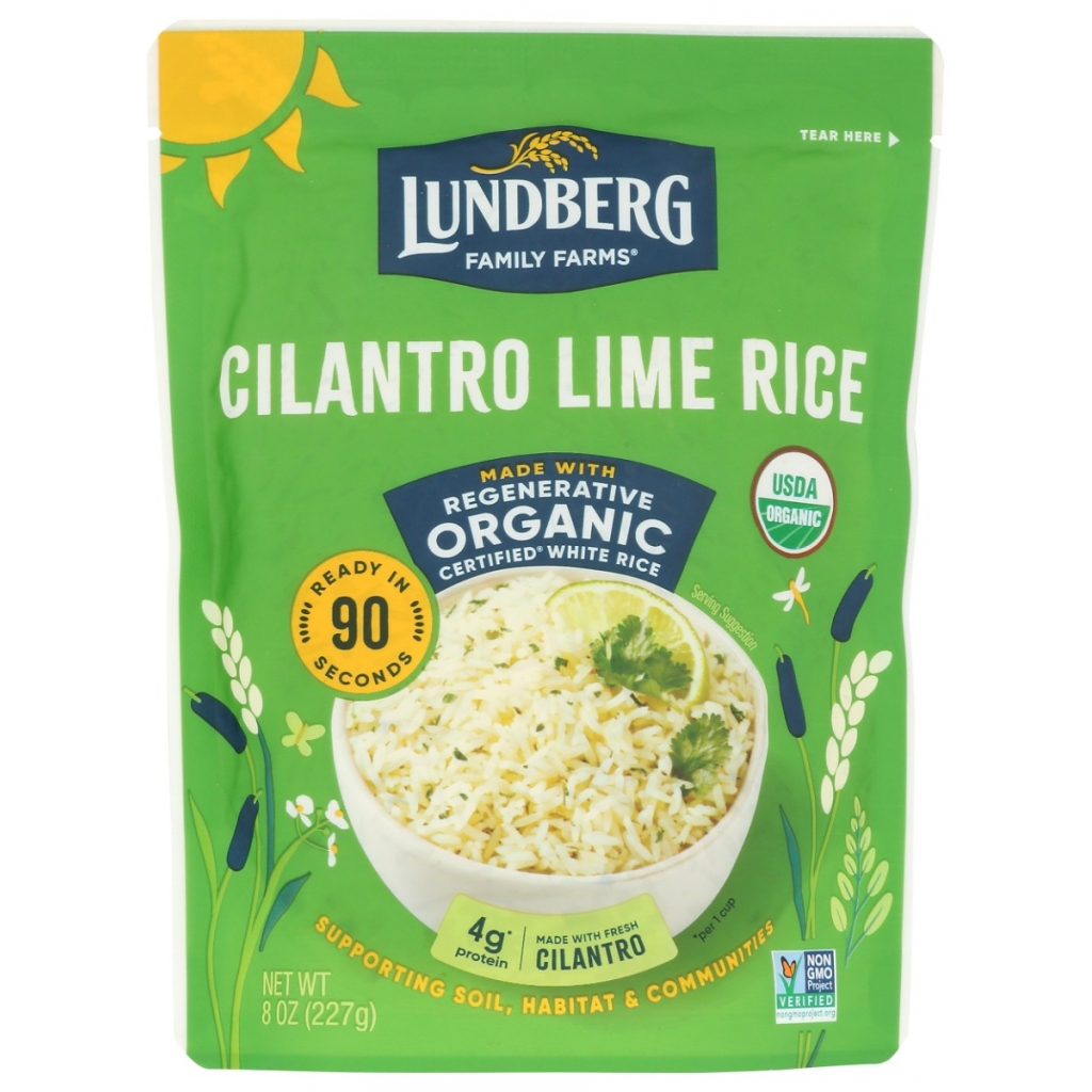 Organic Cilantro Lime Rice - Ready in 90 Seconds!