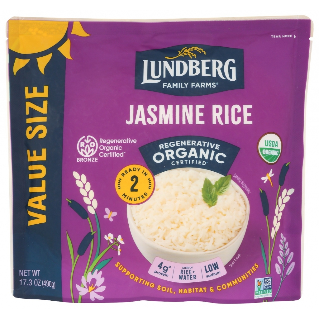 Regenerative Organic Jasmine Rice, 17.3 oz