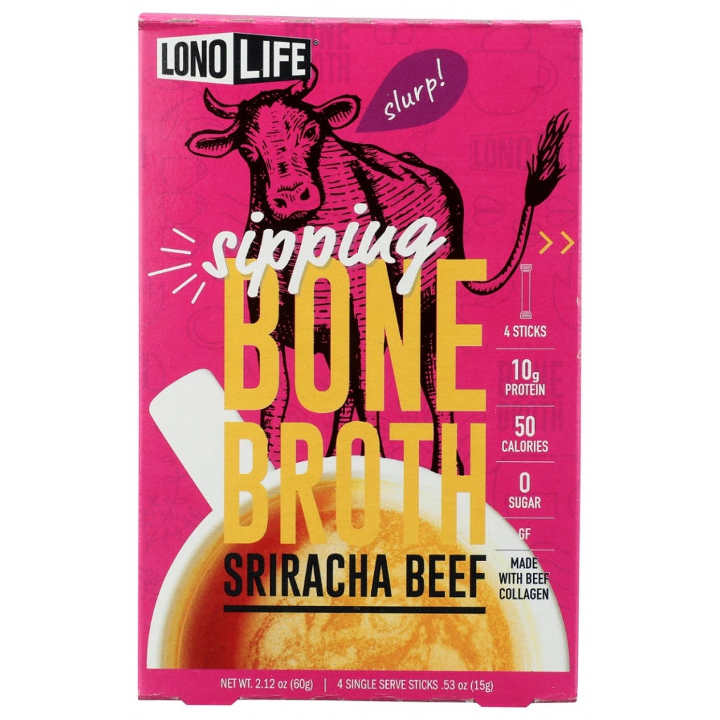 Sriracha Beef Bone Broth - 4 Pack