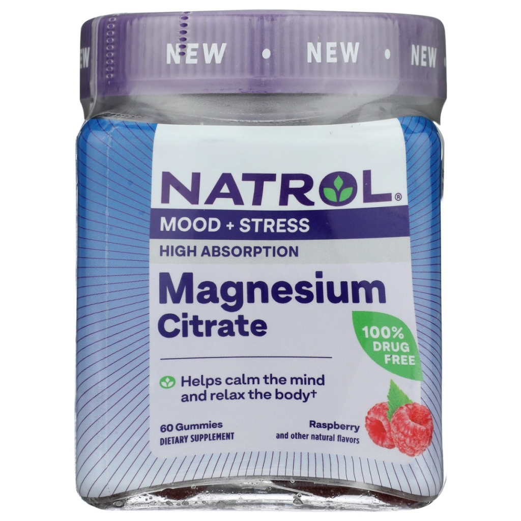 Natrol Magnesium Citrate Gummies - 60 Gummy Pieces