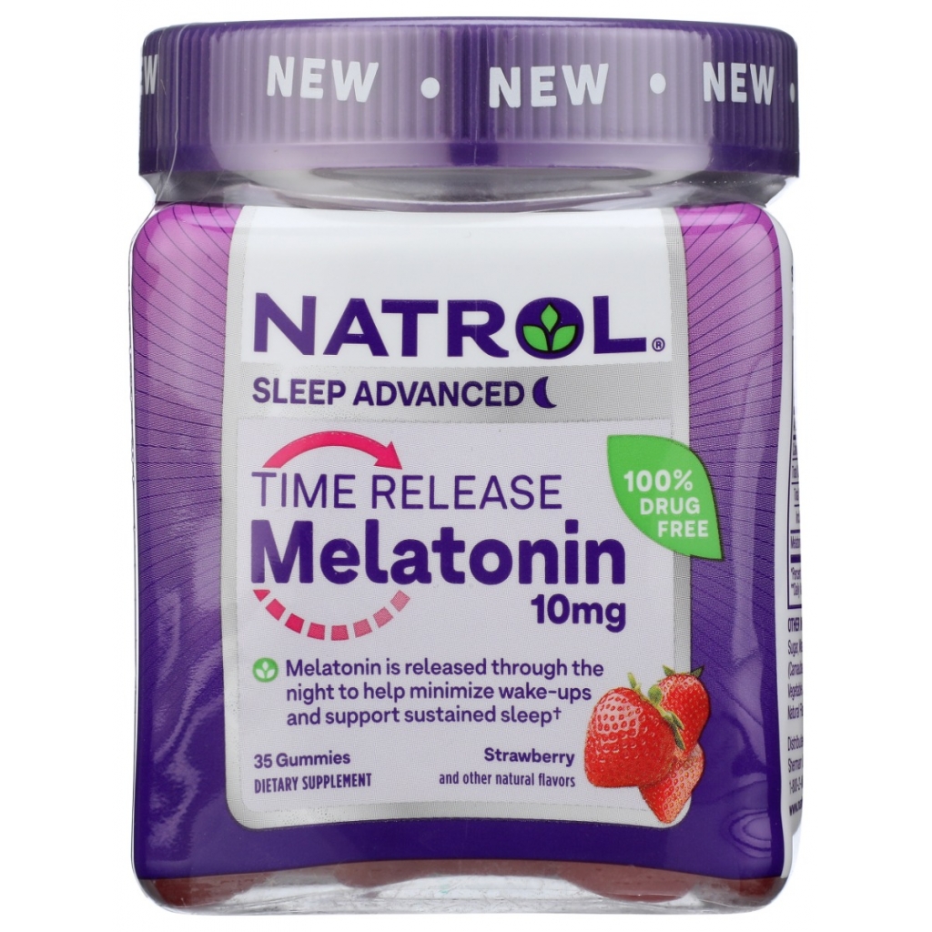 Time Release Melatonin Gummies - 10mg, 35 pieces