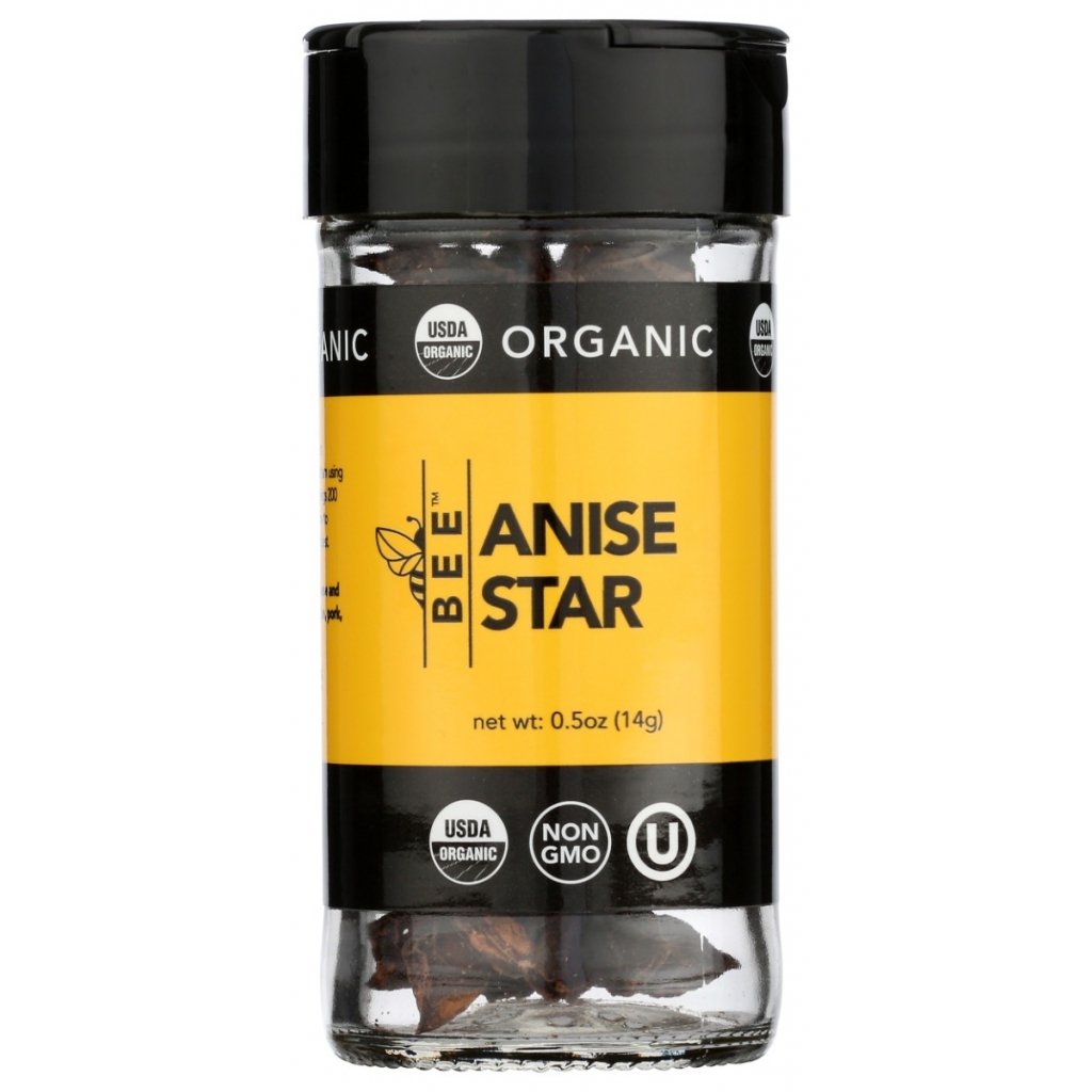 Organic Anise Star Spice, 0.5 oz