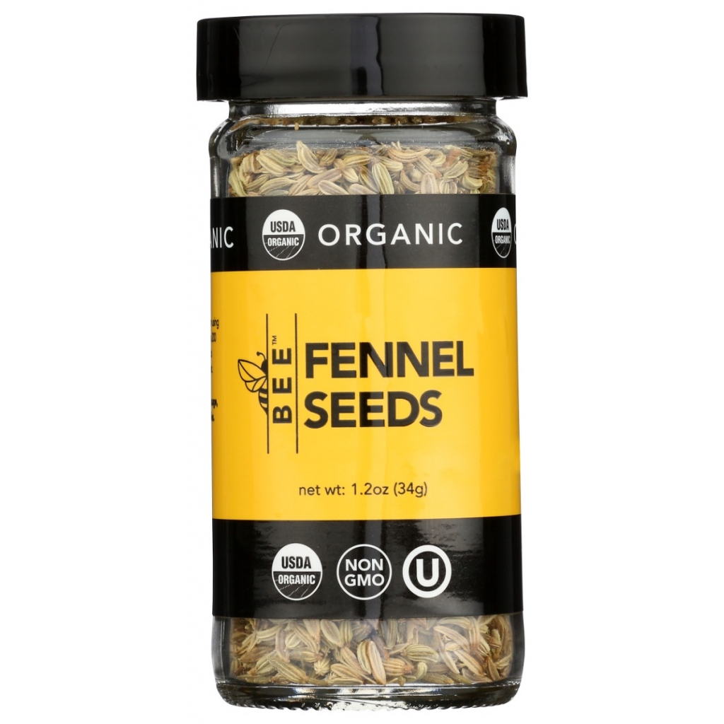 Organic Fennel Seeds - 1.2 oz