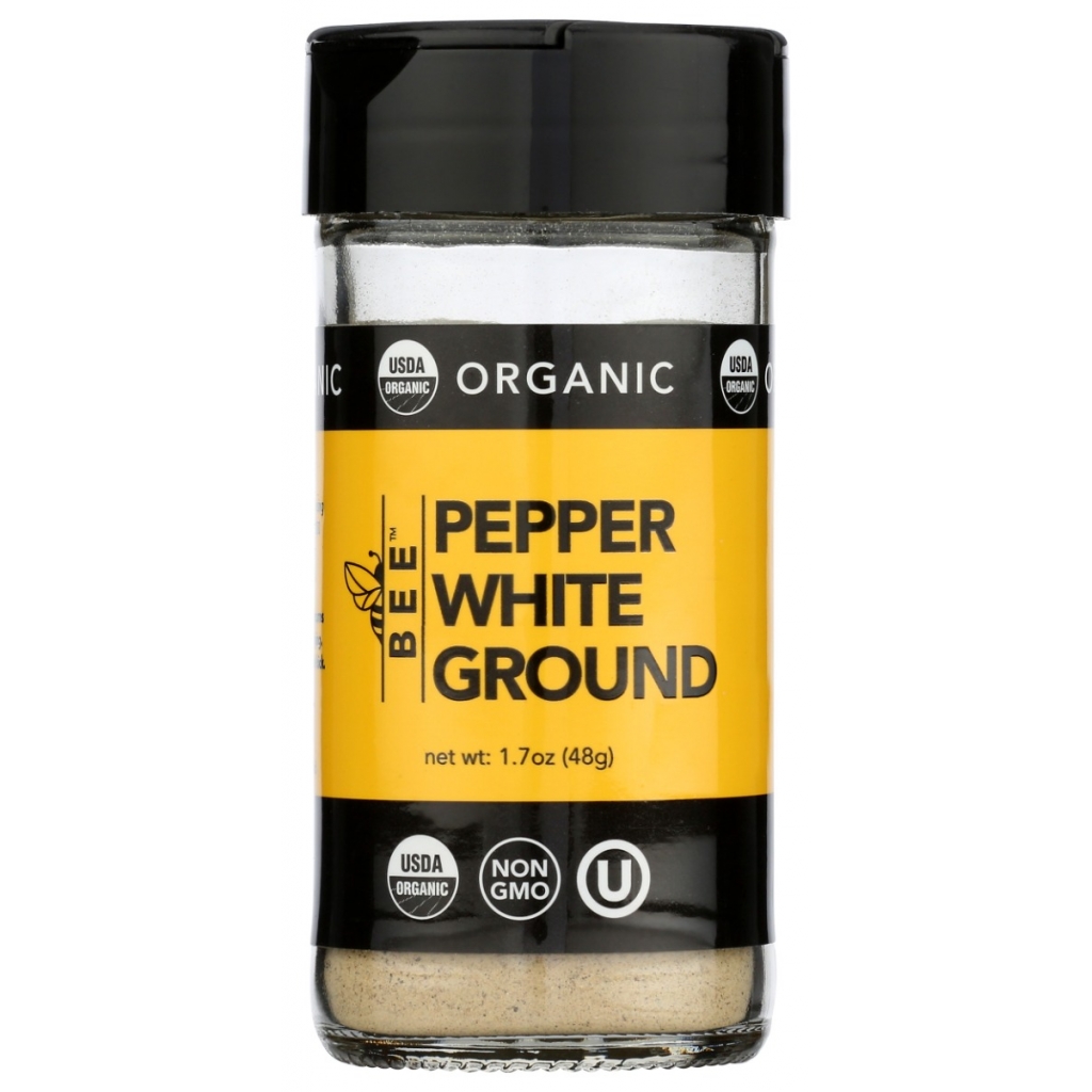 Organic White Ground Pepper, 1.7 oz