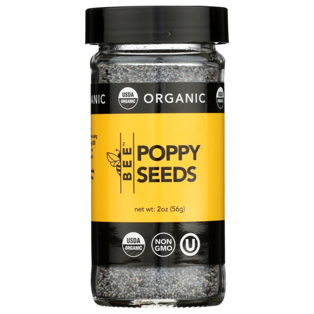 Organic Poppy Seeds for Culinary Uses, 2 oz