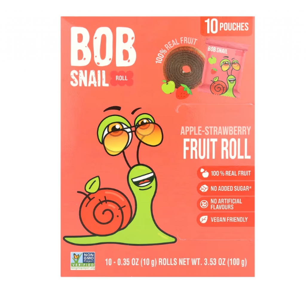 Apple Strawberry Fruit Rolls - 10 pk