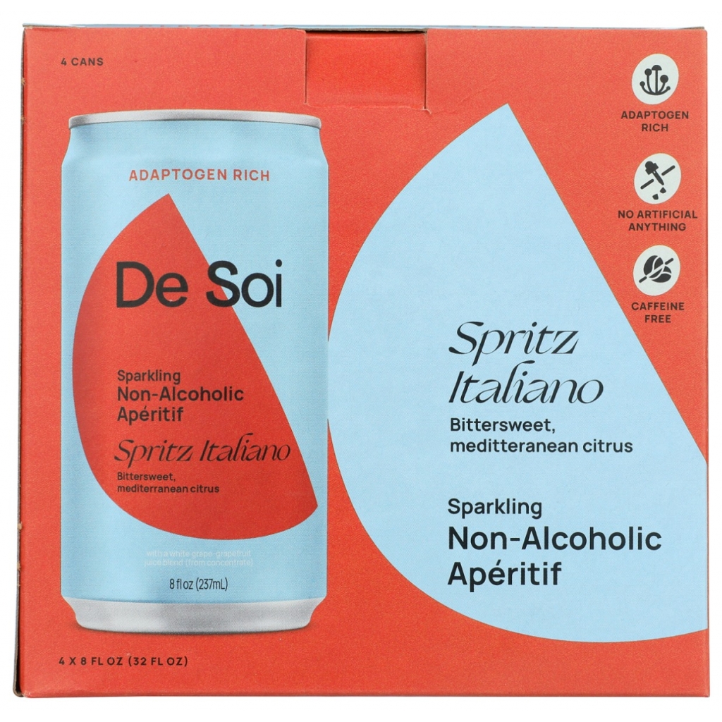 Spritz Italiano Non-Alcoholic Aperitif - 4 Pack, 32 fl oz