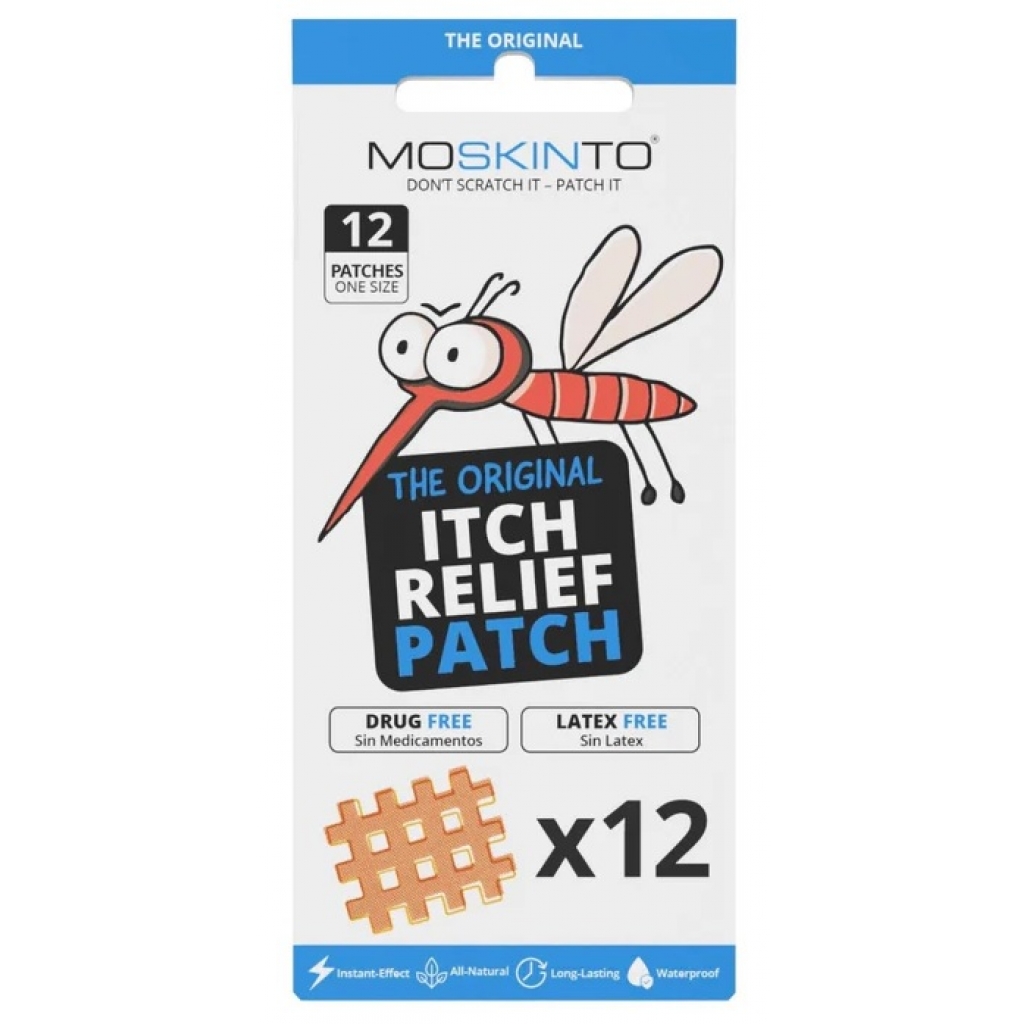 Moskinto Itch Relief Patch, 12 ct