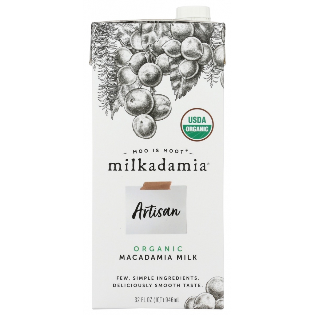 Organic Artisan Macadamia Milk, 32 fl oz