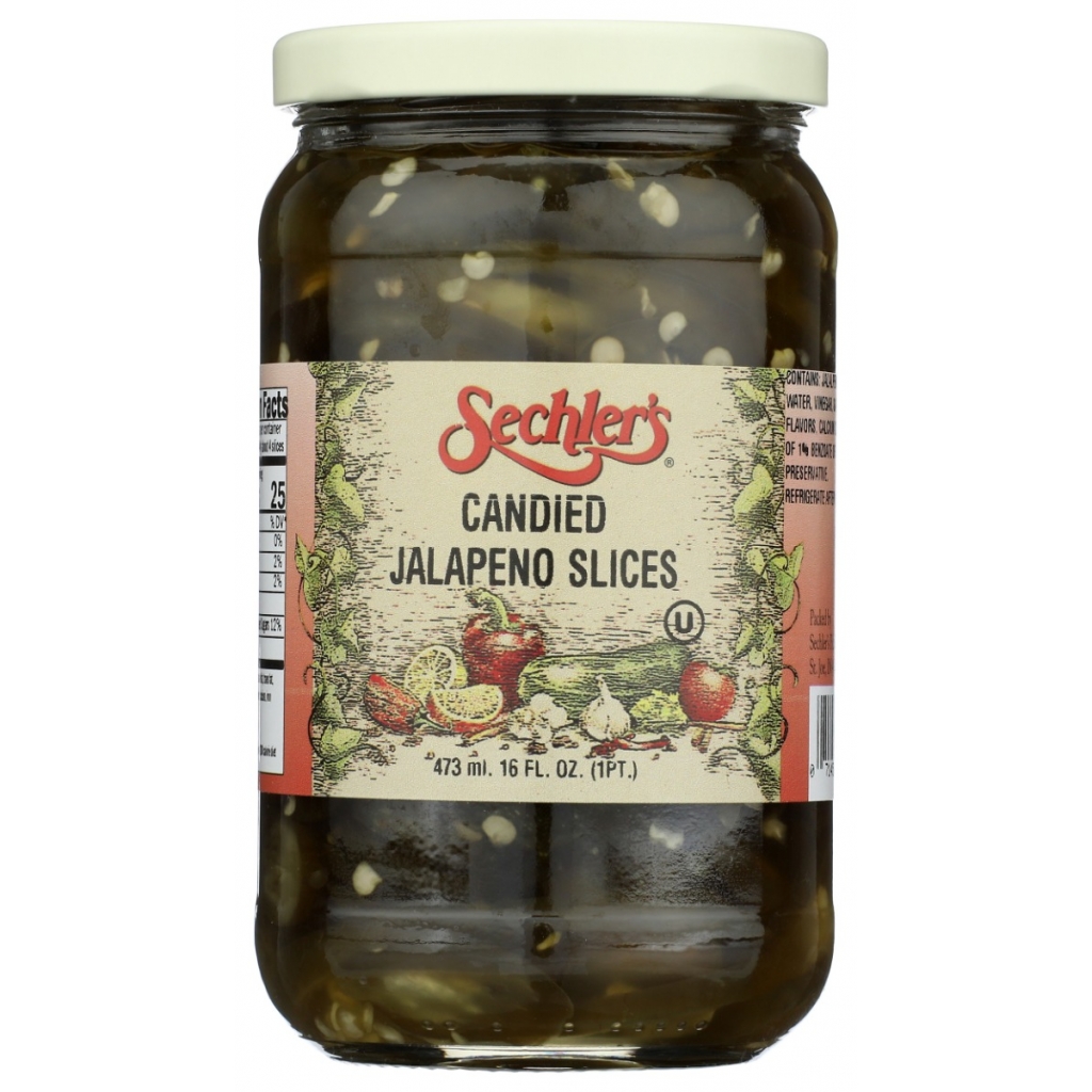 Sweet and Spicy Candied Jalapeno Slices