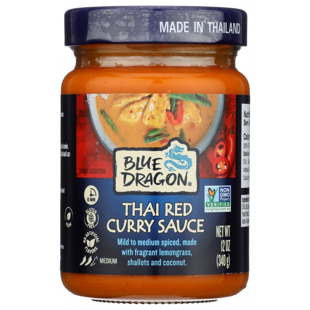 Blue Dragon Thai Red Curry Sauce - 12 fl oz