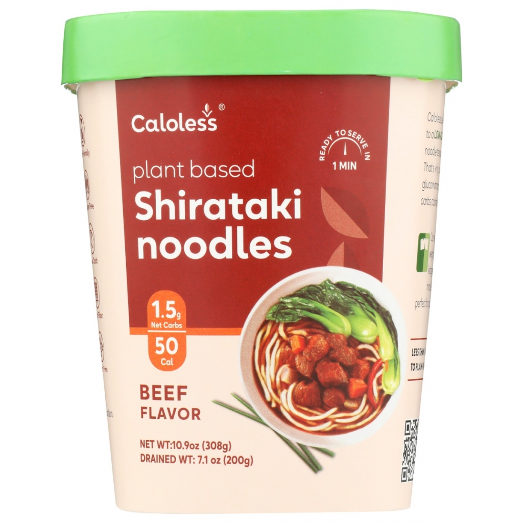 Shirataki Cup Noodles Beef Flavor - 10.9 oz