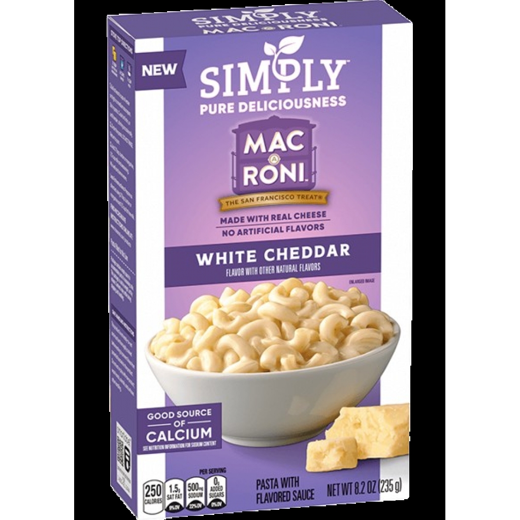 Delicious Mac A Roni White Cheddar, 8.2 oz