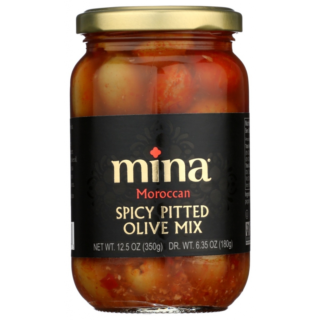 Spicy Pitted Olive Mix - Savory Snack Blend