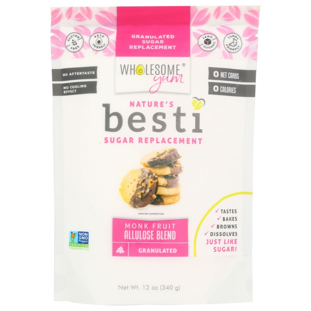 Besti Monk Fruit Sweetener with Allulose, 12 oz