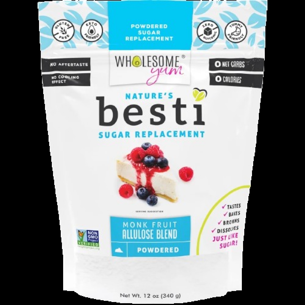 Besti Powdered Monk Fruit Sweetener with Allulose, 12 oz