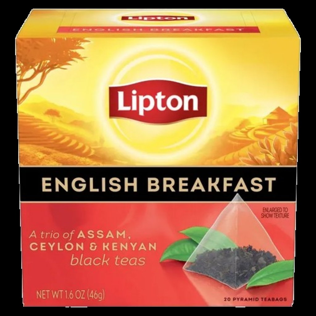 Premium English Breakfast Black Tea, 20 Pyramid Bags