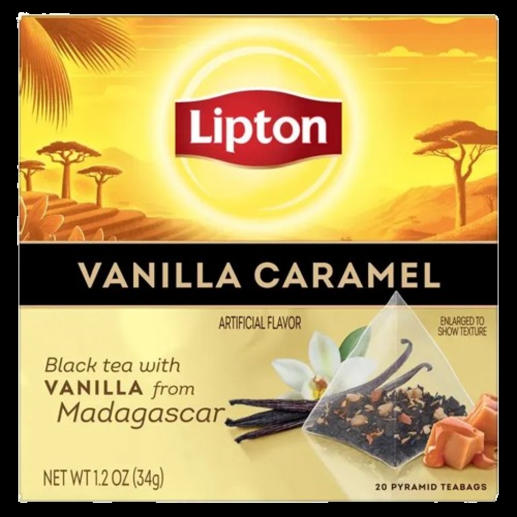 Lipton Vanilla Caramel Black Tea, 20 Tea Bags