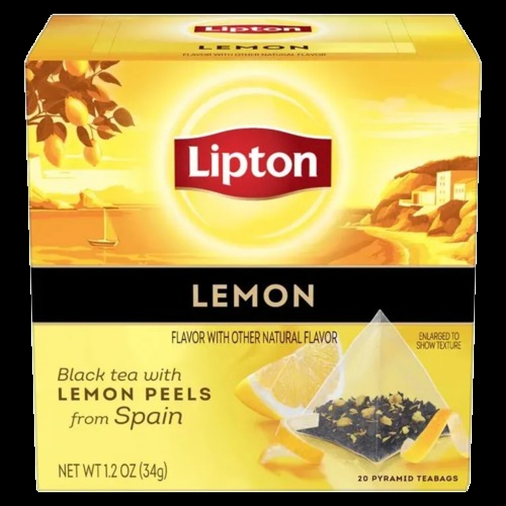 Premium Lemon Black Tea Bags - 20 Bags