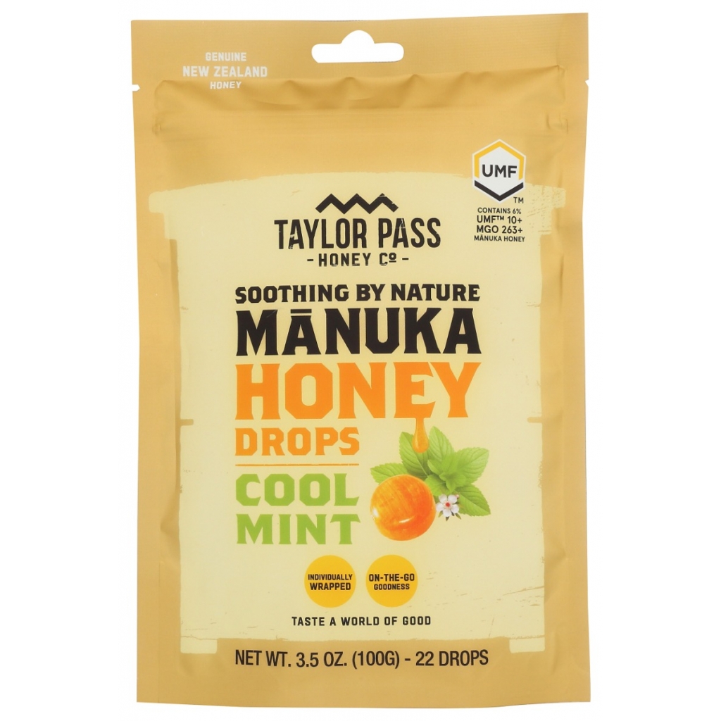 Manuka Honey Drops Cool Mint - 3.52 oz