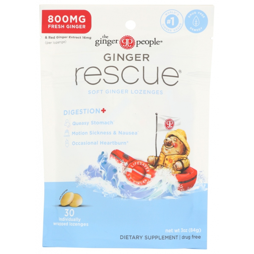 Ginger Rescue Lozenges Extra Strength Soft - 3 oz