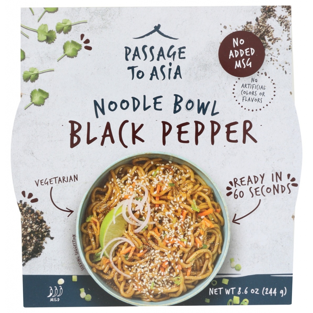 Ready-to-Eat Black Pepper Noodle Bowl - 8.6 oz