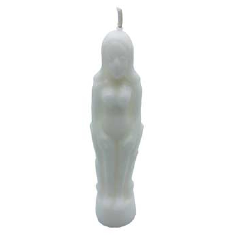 White Female candle