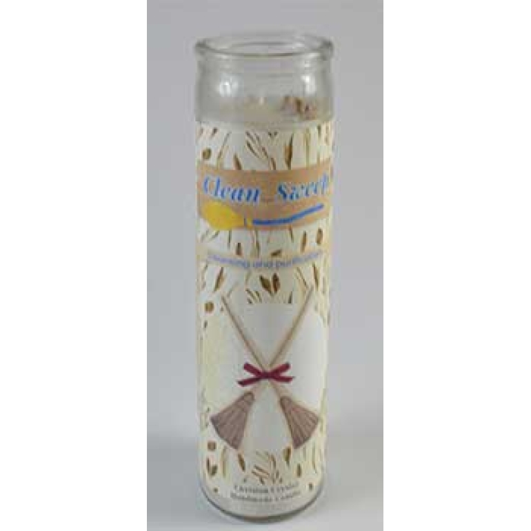 Clean Sweep aromatic jar candle