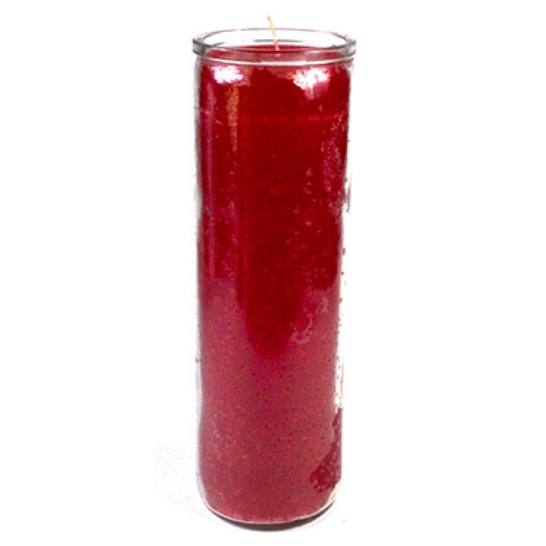 Red 7-day jar candle