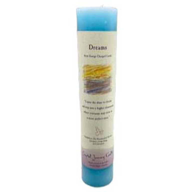 Dreams Reiki Charged Pillar candle