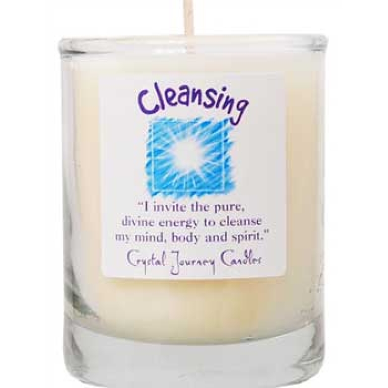 Cleansing soy votive candle