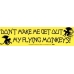 Don't Make Me Get Out My Flying Monkeys bumper sticker