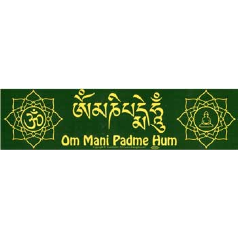 Om Mani Padme Hum bumper sticker