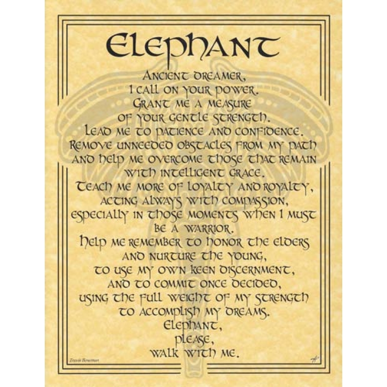 Elephant Prayer poster