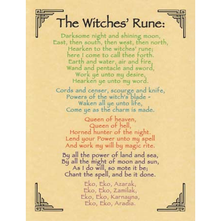 Witches' Rune poster