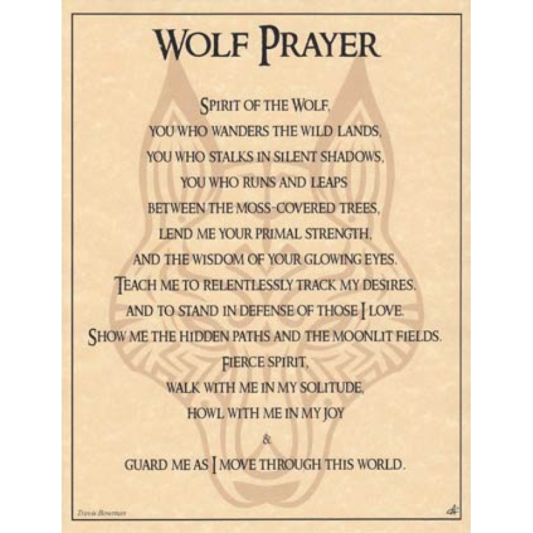 Wolf Prayer poster