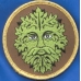 Green Man iron-on patch 3