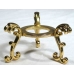 Gold Plated Flower gazing ball stand