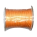 Orange Waxed Cotton cord 1mm 100 yds