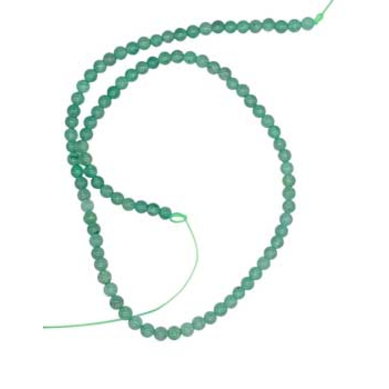 4mm Green Aventurine beads