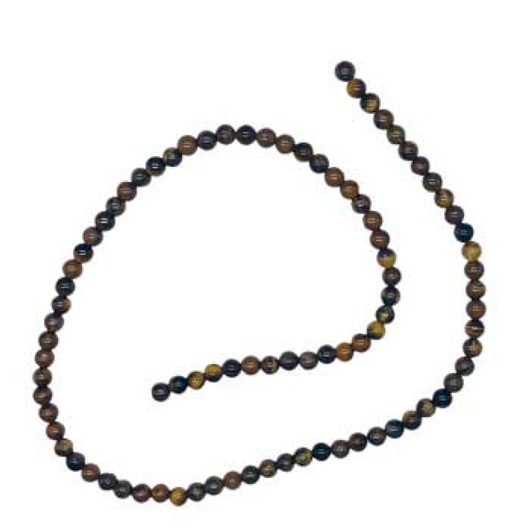 4mm Tigers Eye beads