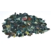 1 lb Bloodstone tumbled chips 3-5mm