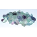 1 lb Fluorite tumbled chips 7-9mm