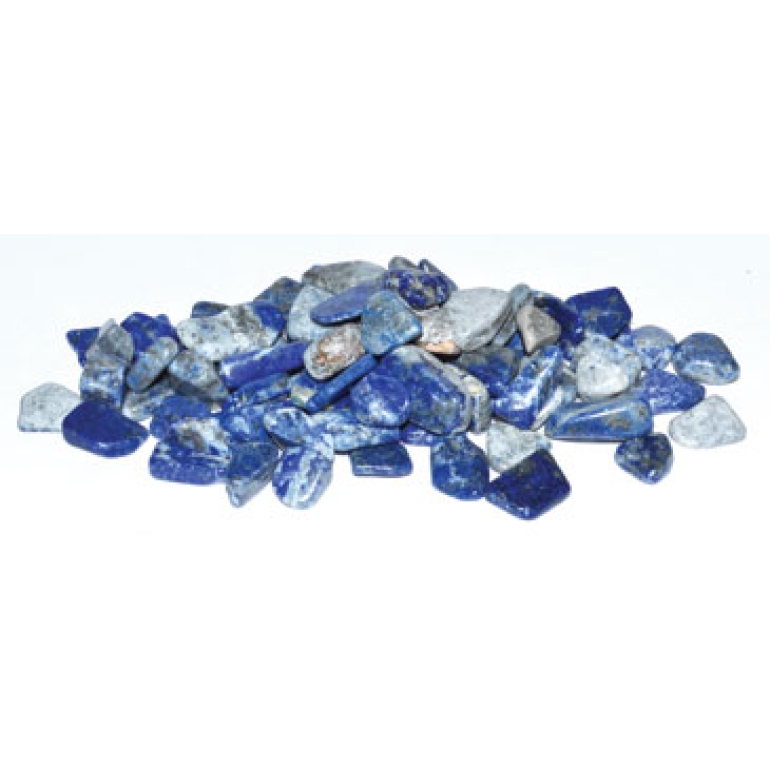 1 lb Lapis tumbled chips 7-9mm