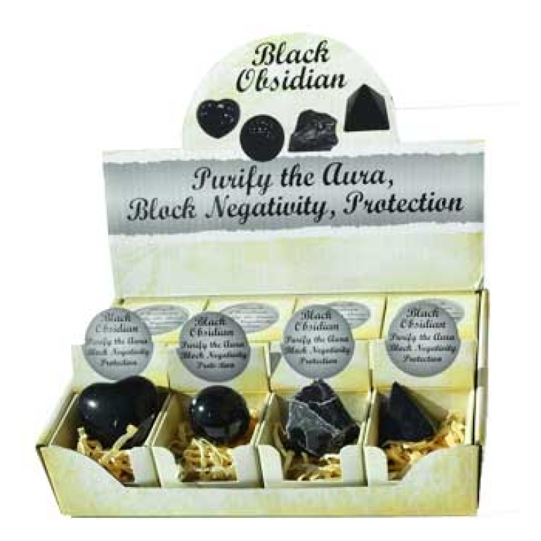 Black Obsidian gift box (set of 12)