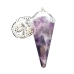 6-sided Amethyst pendulum