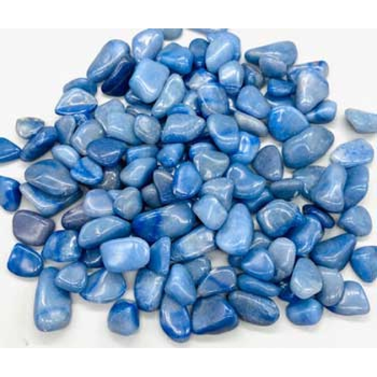1 lb Aventurine, Blue tumbled stones