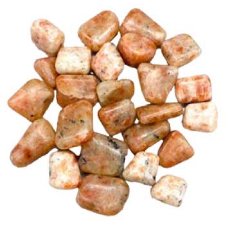1 lb Natural Sunstone tumbled stones